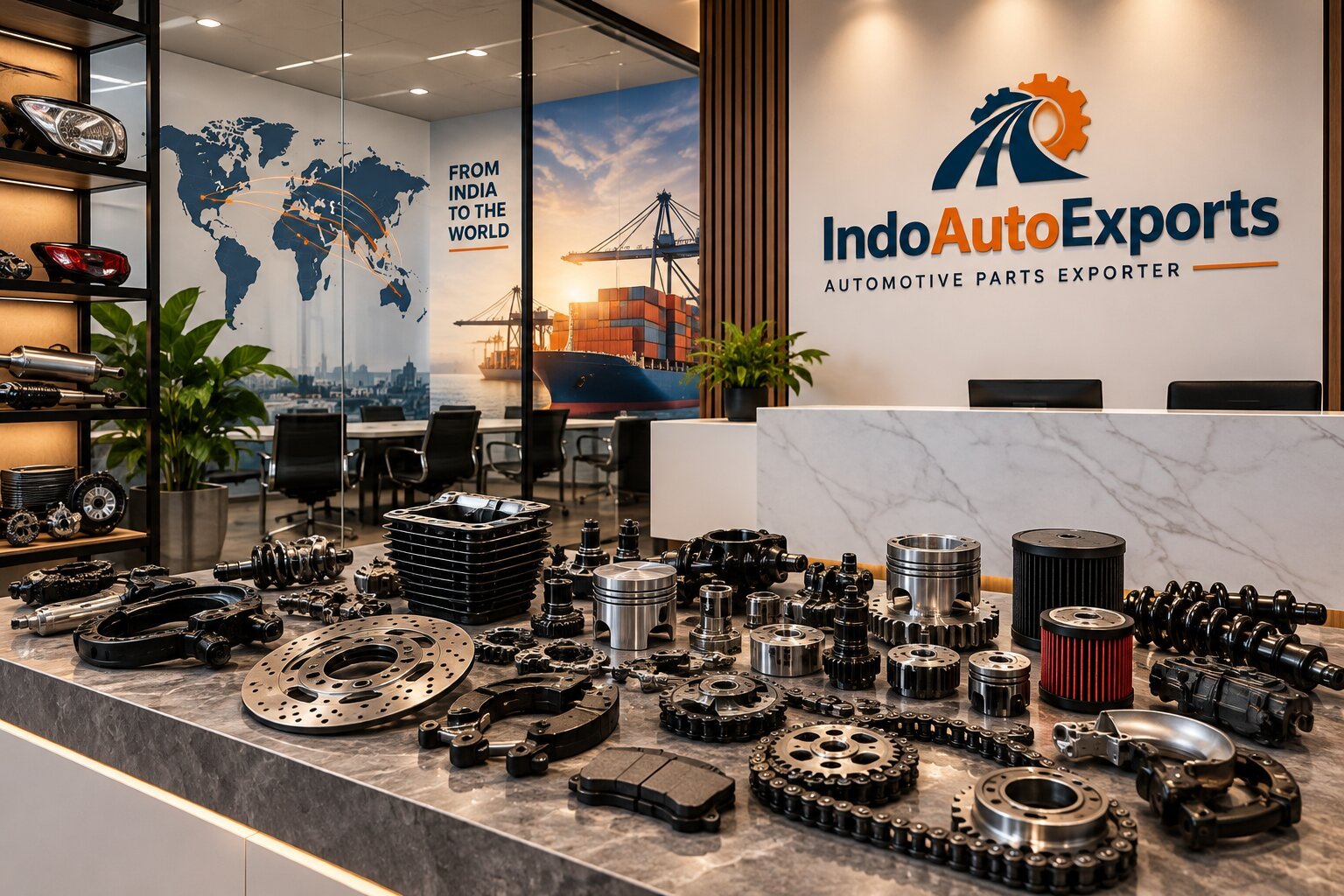 Motorcycle spare parts and automotive components